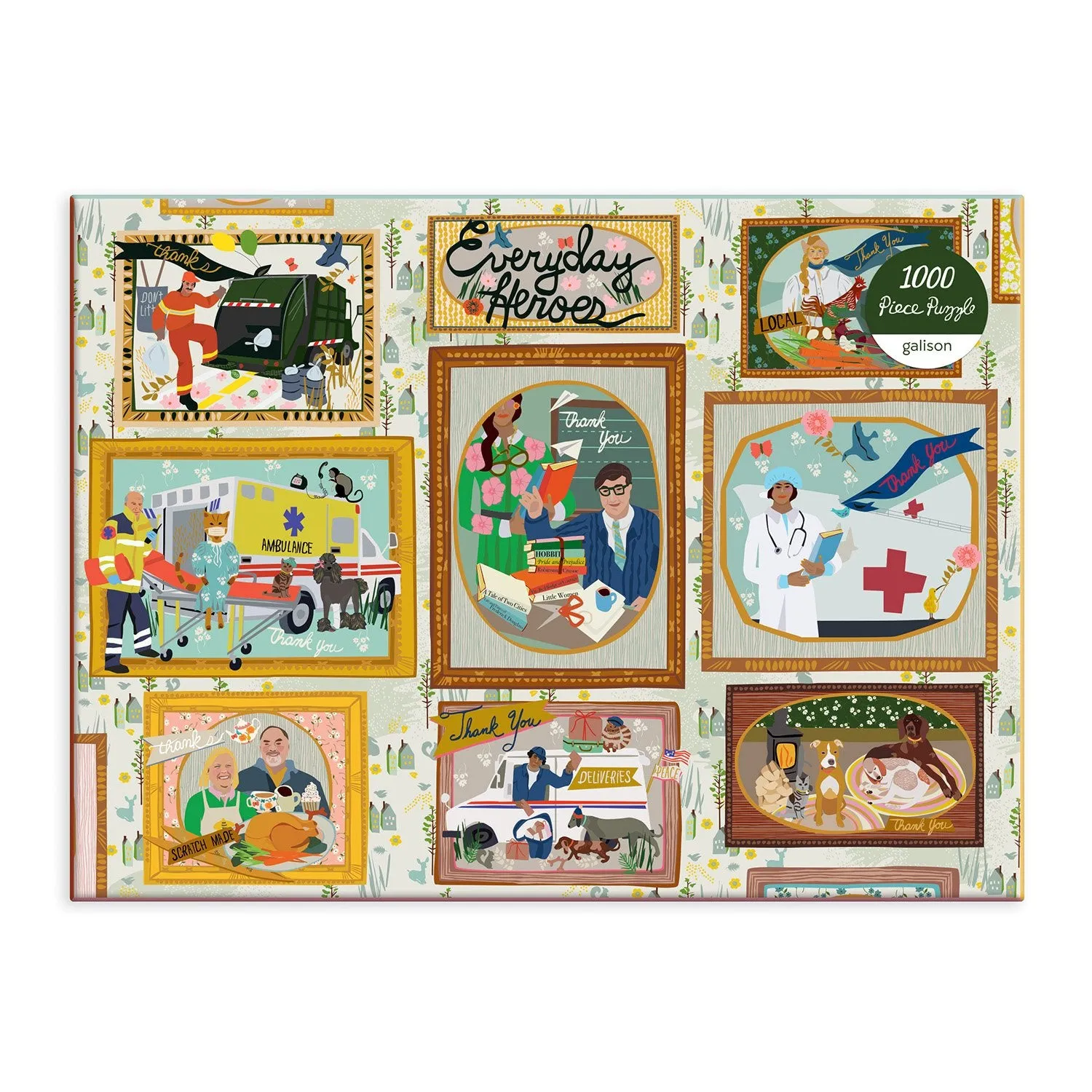 Good Puzzle Co. Everyday Heroes puslespil 1000 brikker