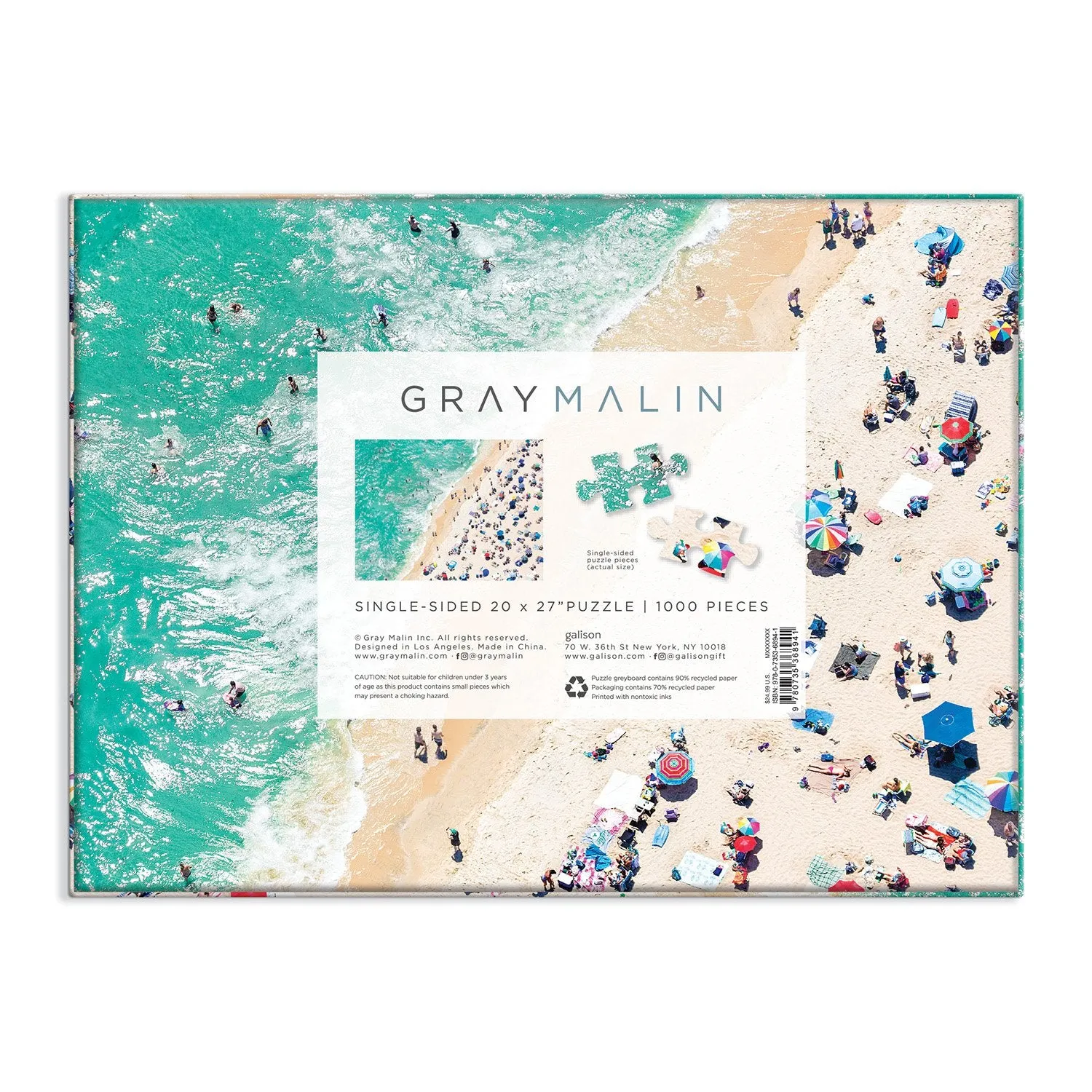 Good Puzzle Co. Gray Malin The Seaside puslespil 1000 brikker