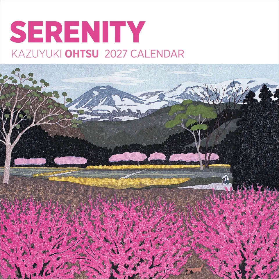 Pomegranate Serenity Ohtsu vægkalender 2027