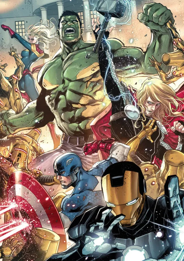 Buffalo Games Avengers World 14 puslespil 500 brikker marvel helte