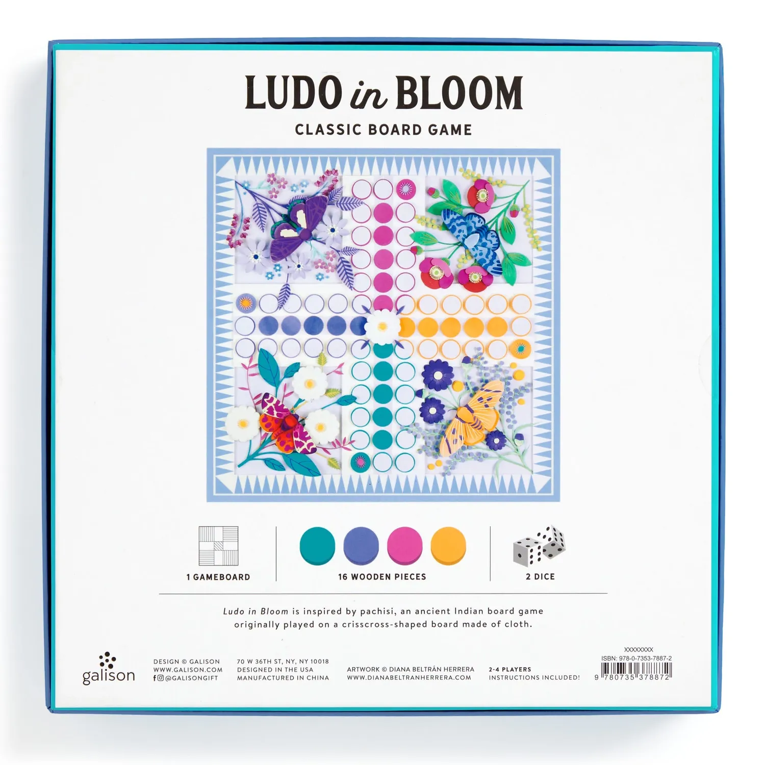 Good Puzzle Co. Ludo In Bloom brætspil træ