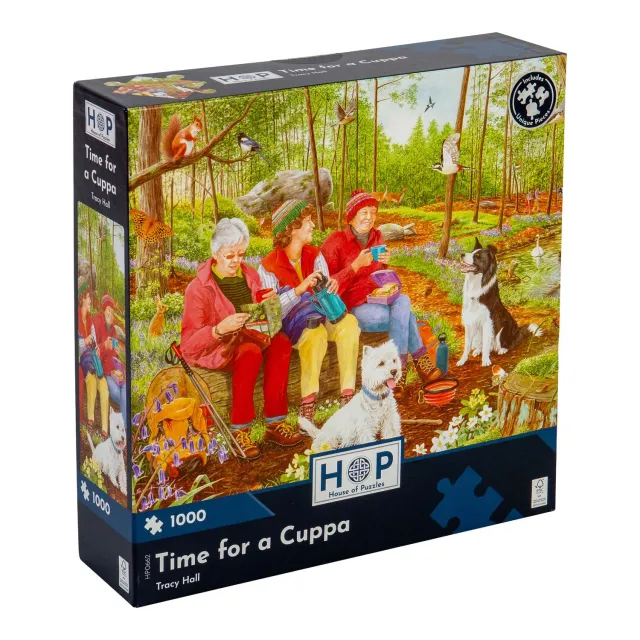 House of Puzzles Time For a Cuppa puslespil 1000 brikker voksne