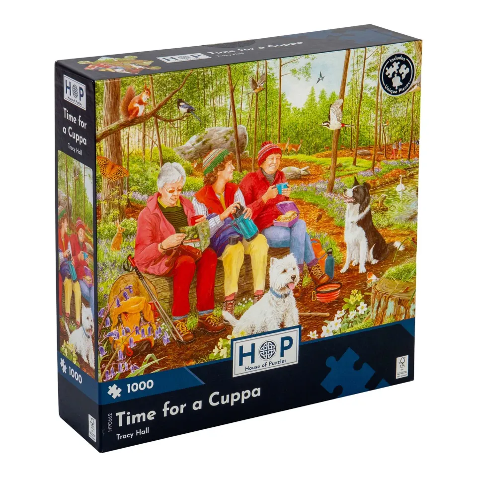 House of Puzzles Time For a Cuppa puslespil 1000 brikker voksne