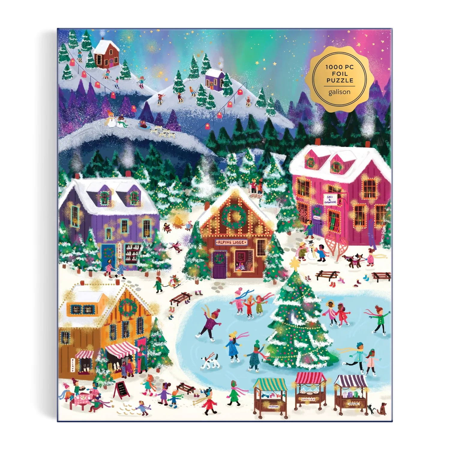 Good Puzzle Co. Joy Laforme Northern Lights puslespil 1000 foil