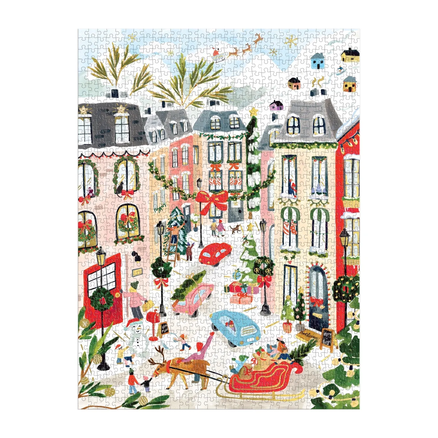 Sabina Fenn Merriest Village puslespil 1000 brikker folie