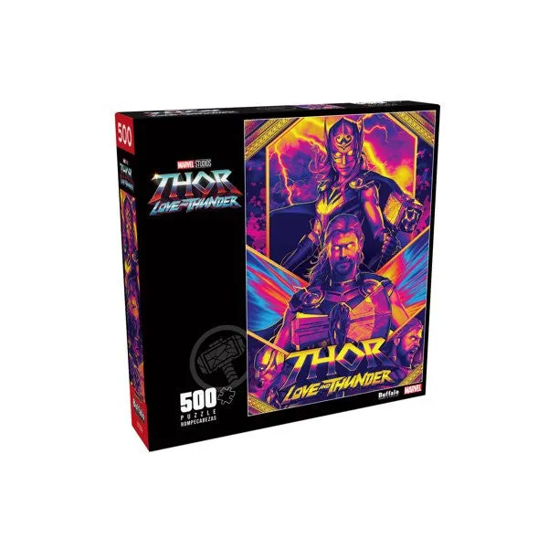 Buffalo Games Marvel Thor Love and Thunder puslespil 500 brikker