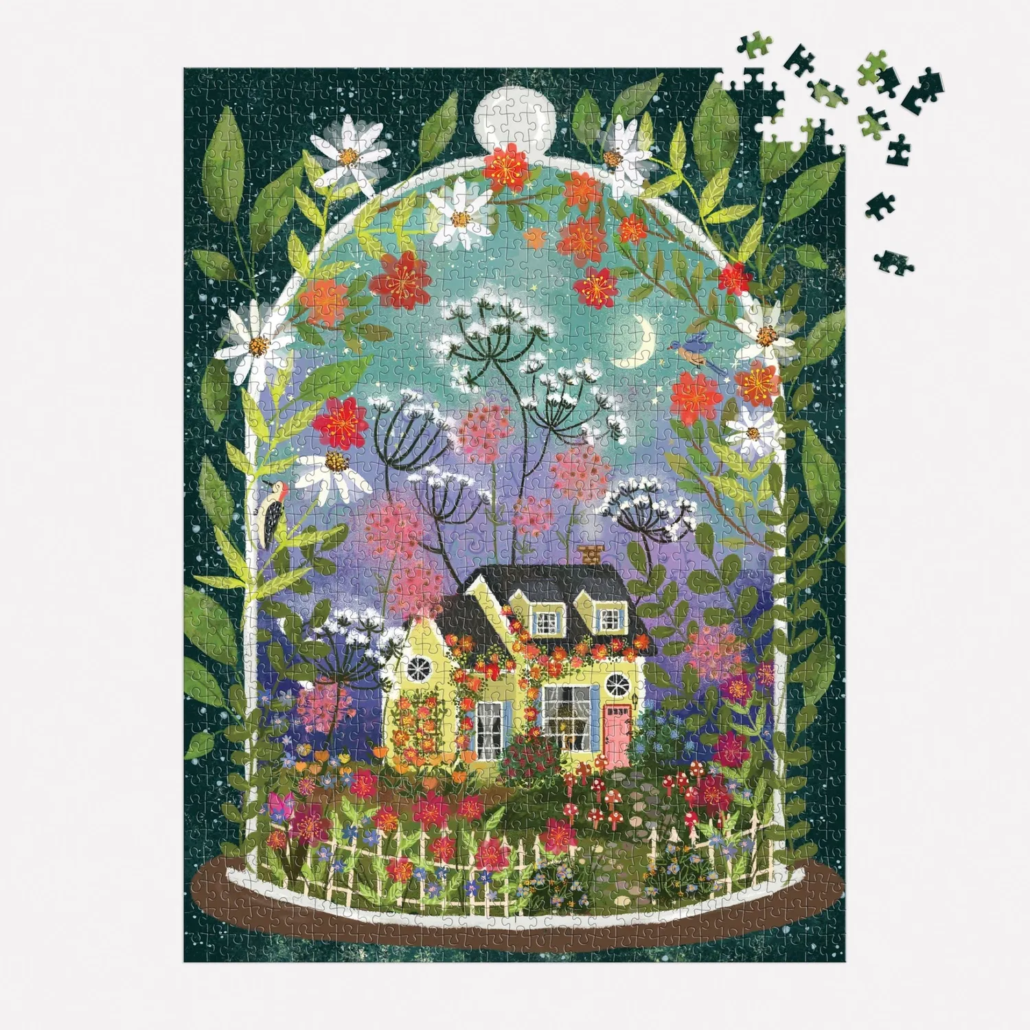 Good Puzzle Co. Joy Laforme Bloomarium puslespil 1000 brikker blomster