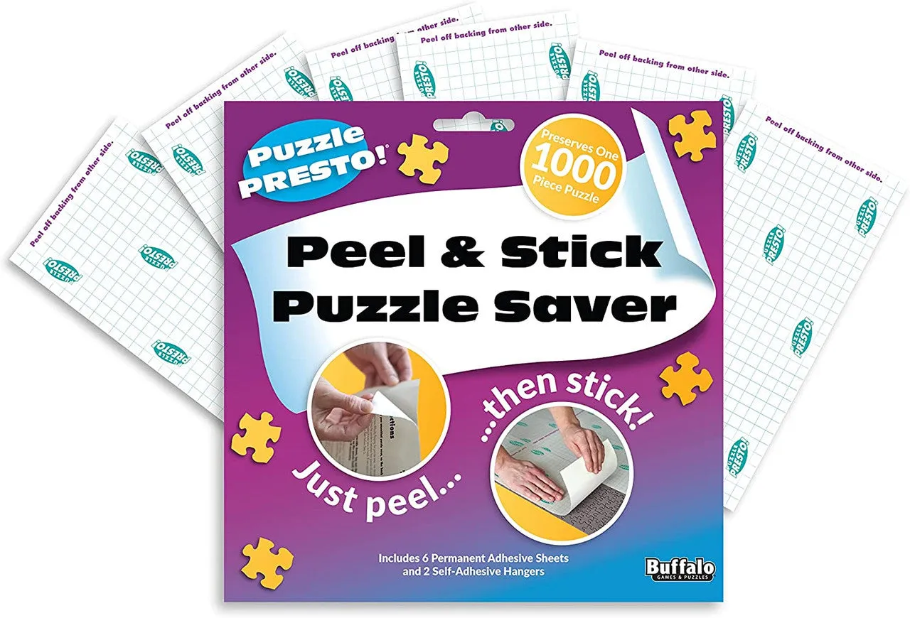 Buffalo Games Puzzle Presto klæbefolie puslespil bevaring