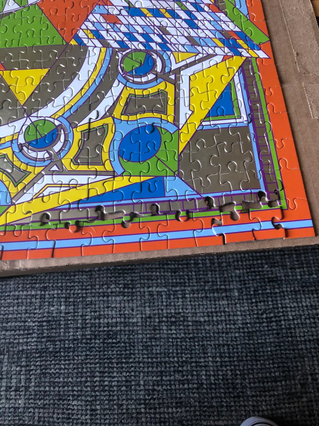 Galison Frank Lloyd Wright Peacock Rug puslespil 500 brikker folie
