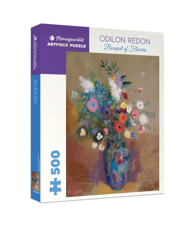 Pomegranate Odilon Redon Bouquet of Flowers puslespil 500 brikker blomster