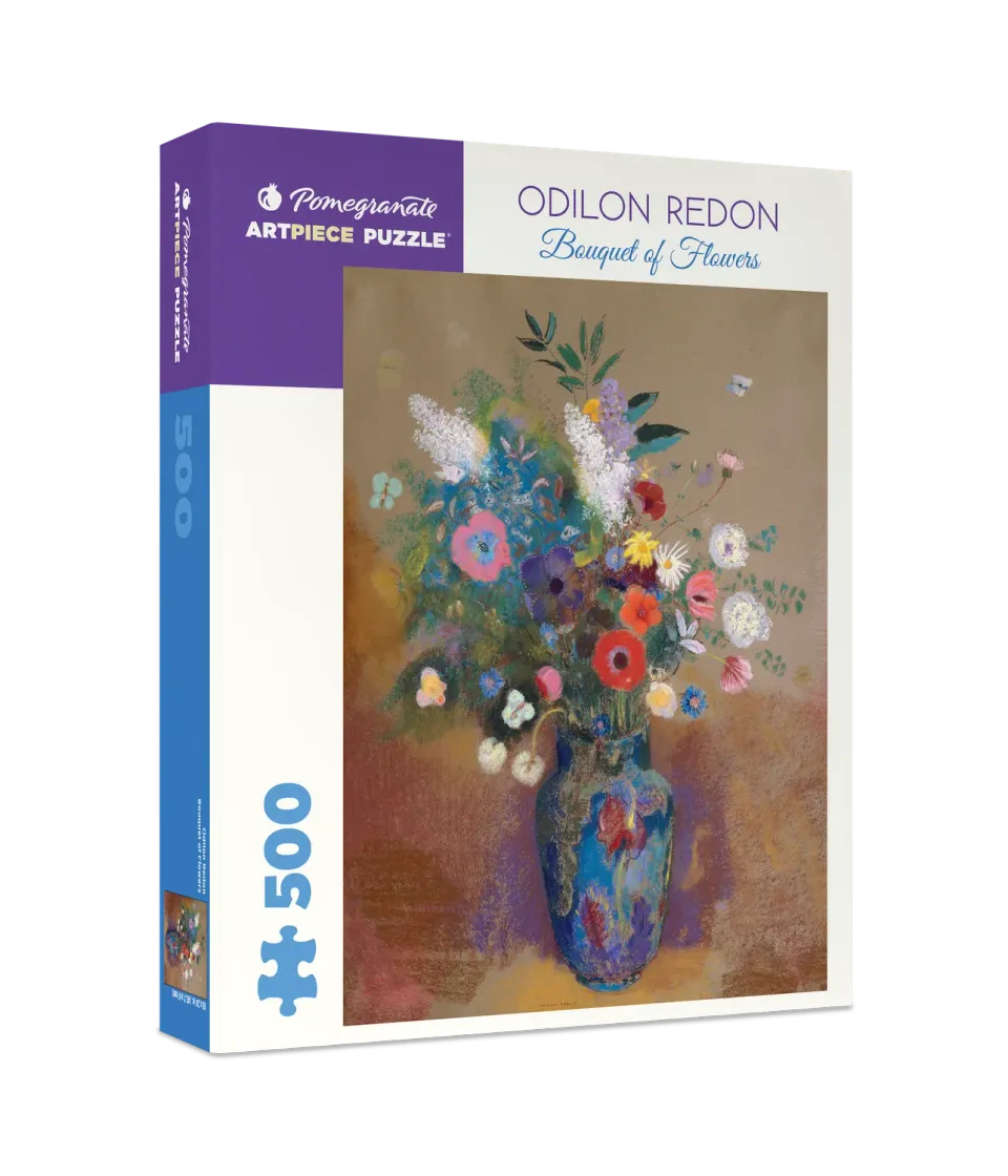 Pomegranate Odilon Redon Bouquet of Flowers puslespil 500 brikker blomster