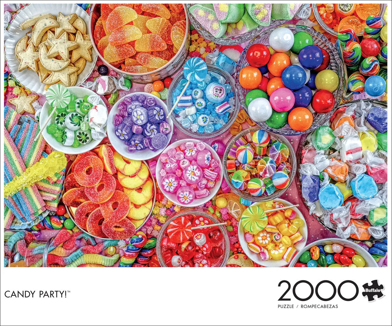 Buffalo Games Candy Party puslespil 2000 brikker slik