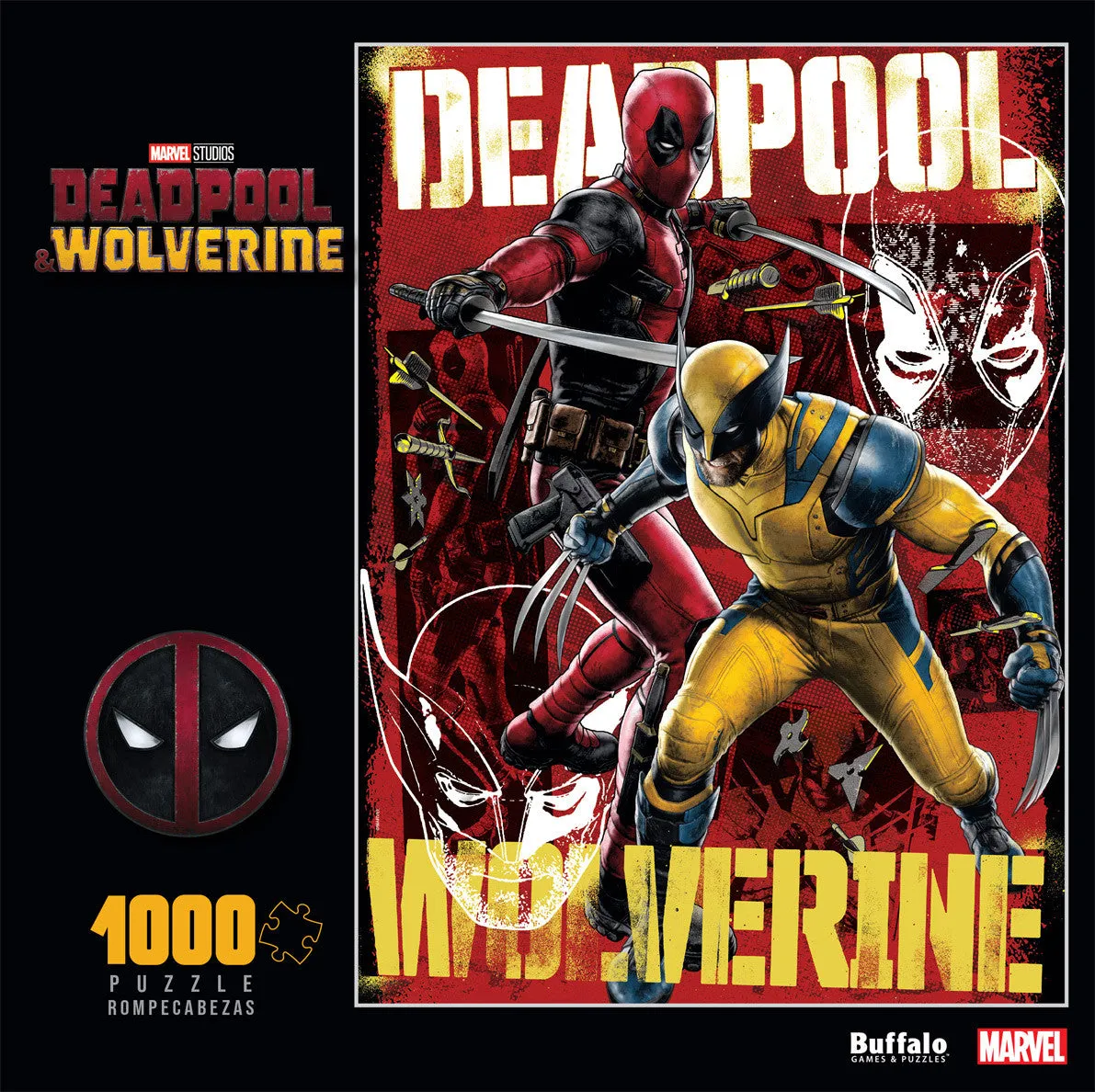 Buffalo Games Marvel Best Bubs puslespil 1000 brikker Deadpool