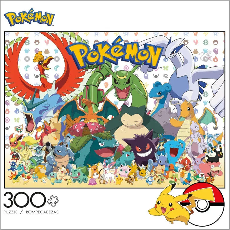 Buffalo Games Pokémon Fan Favorites puslespil 300 store brikker