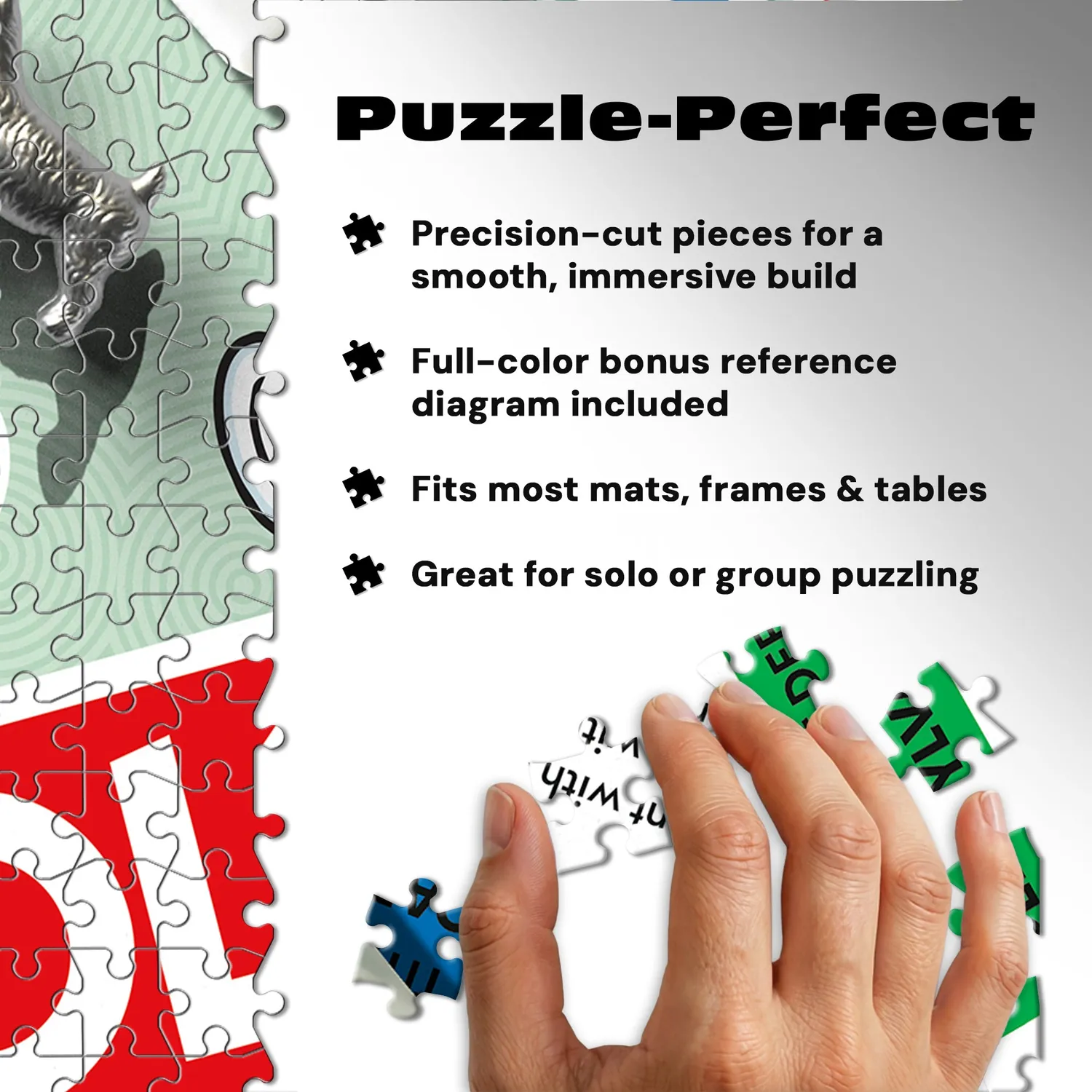 Buffalo Games Monopoly Collage puslespil 1000 brikker spil