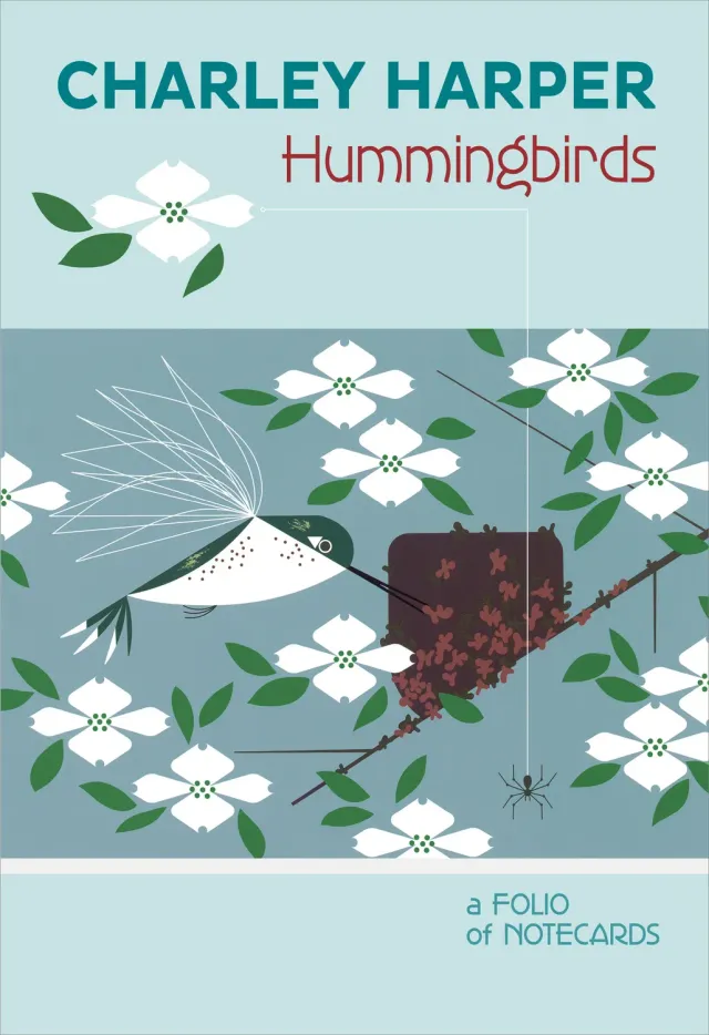 Pomegranate Charley Harper Hummingbirds kortmappe