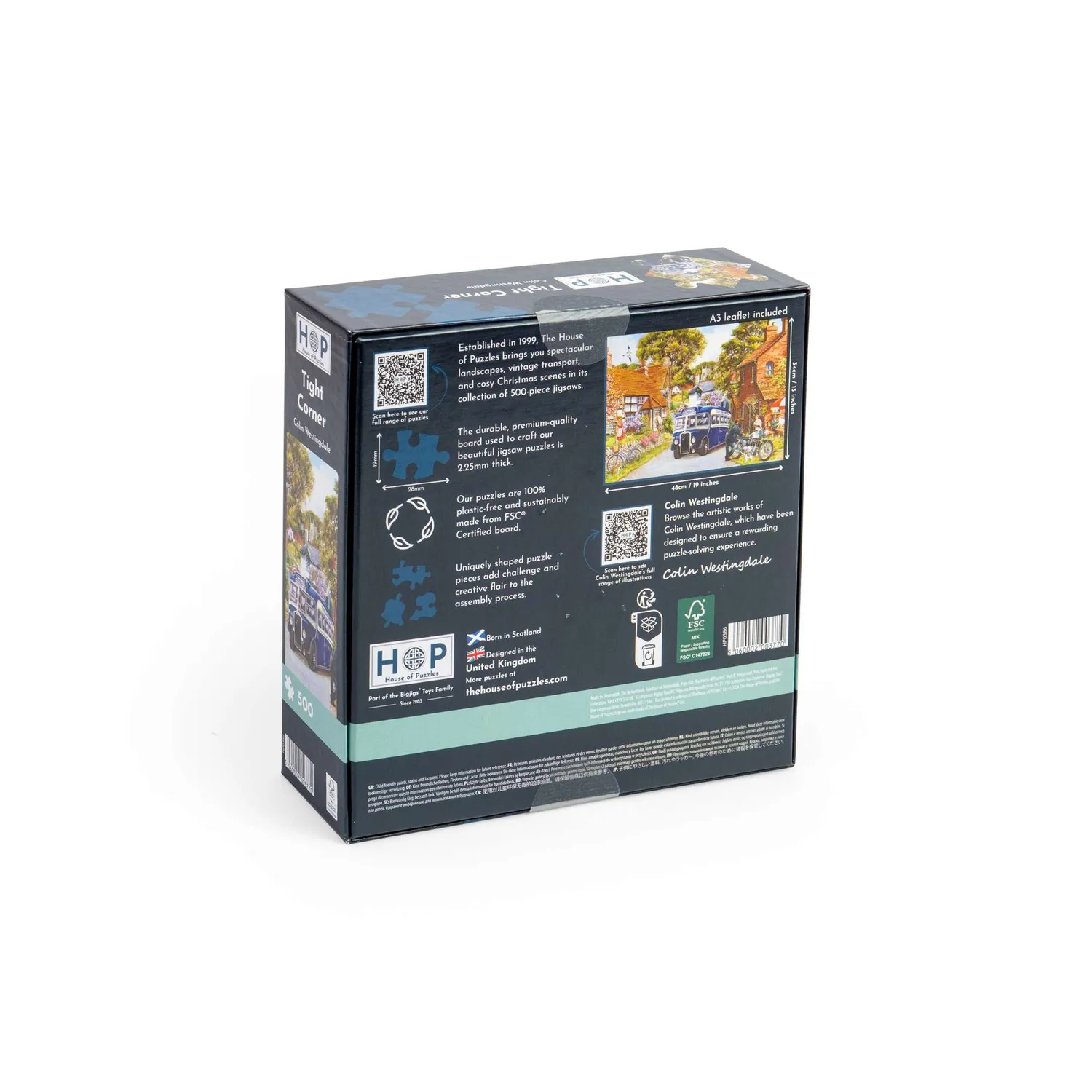 House of Puzzles Tight Corner puslespil 500 brikker illustration