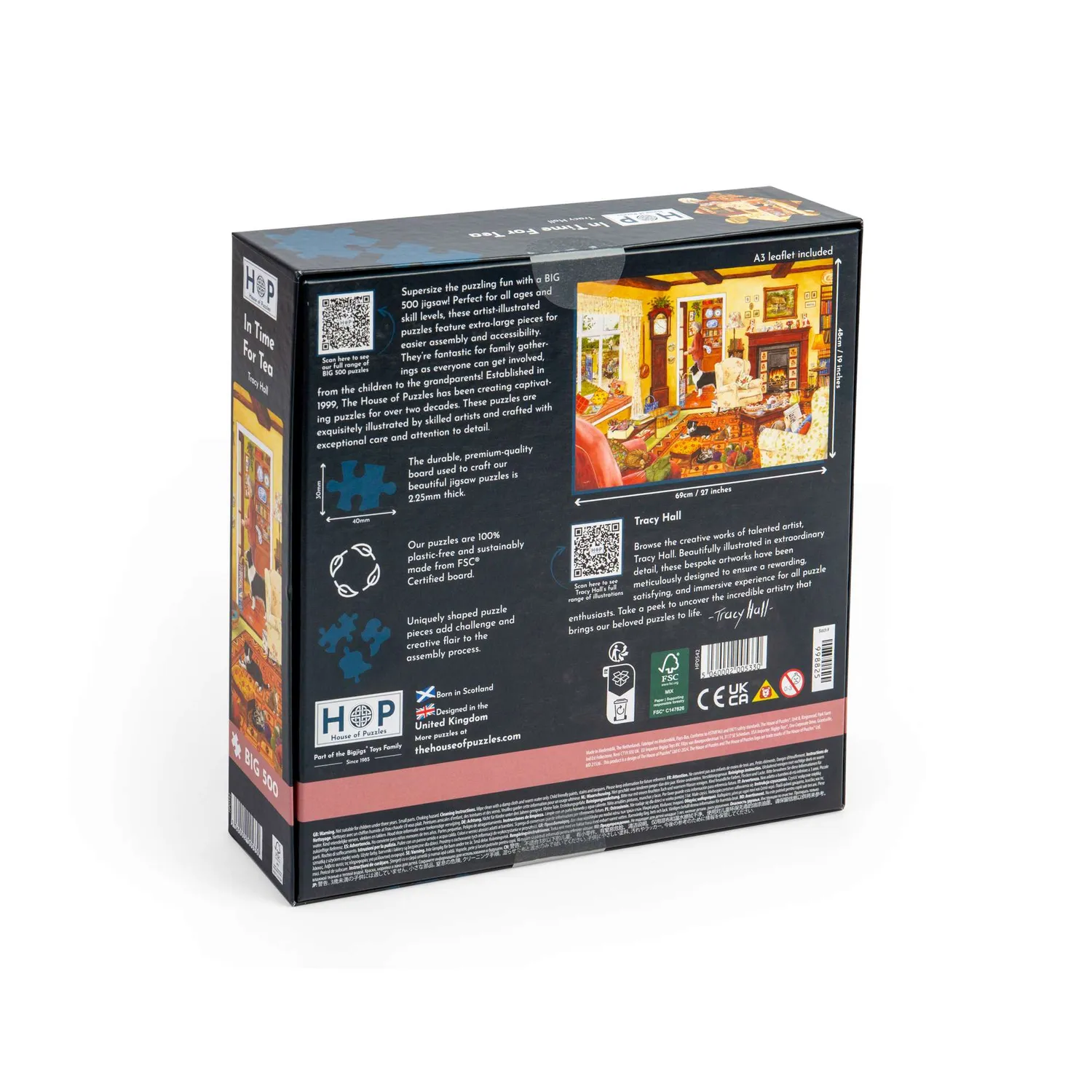 House of Puzzles BIG In Time For Tea 500 puslespil Tracy Hall