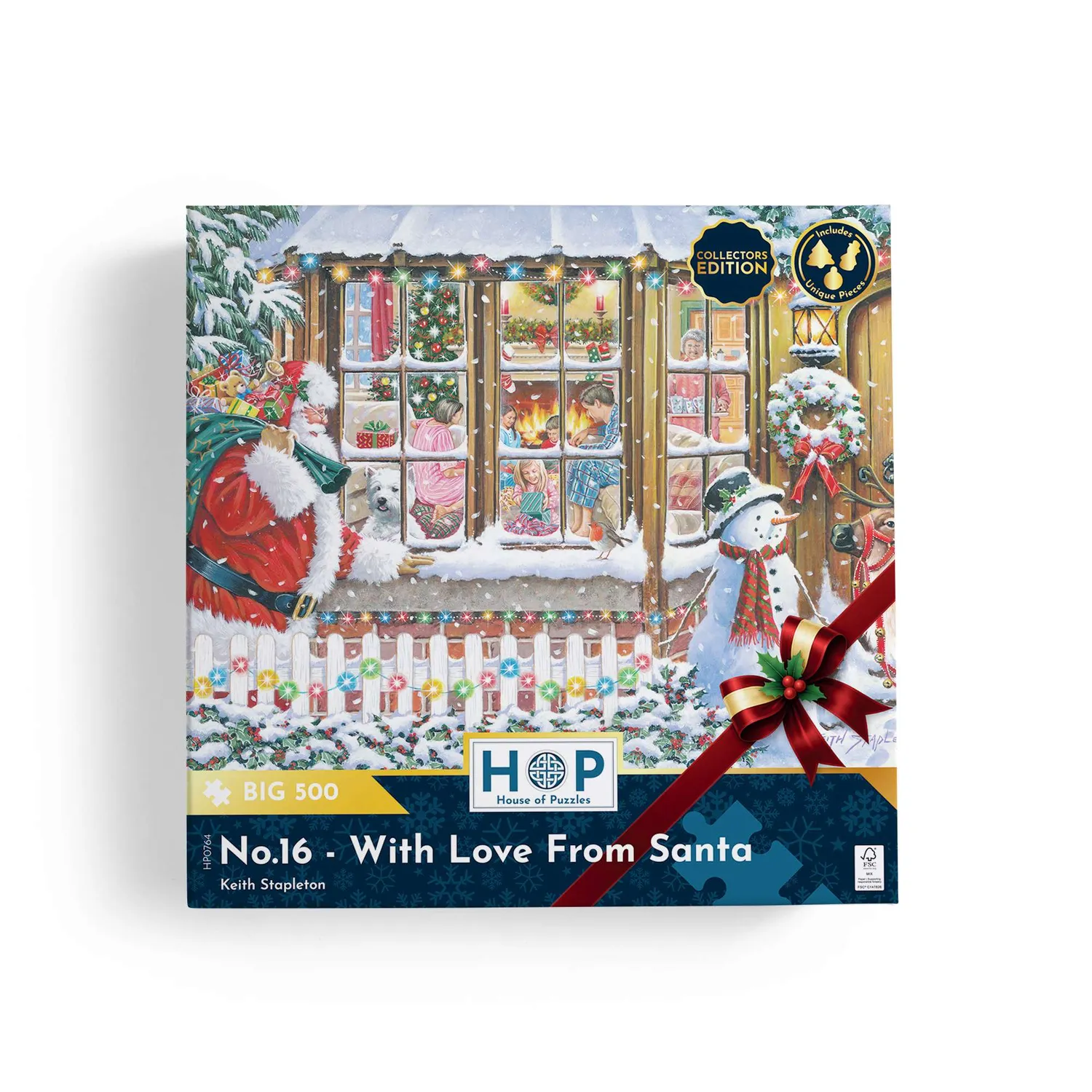 House of Puzzles BIG With Love From Santa puslespil 500 brikker