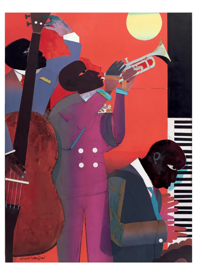 Pomegranate Romare Bearden Minton’s fødselsdagskort kunst