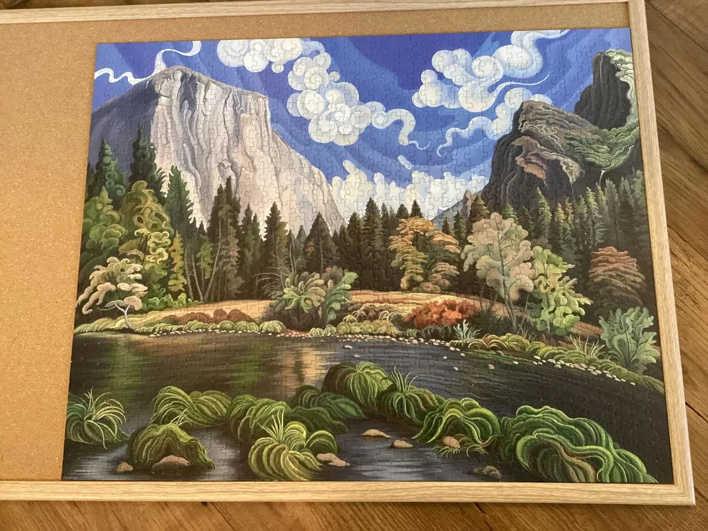 Pomegranate Phyllis Shafer Autumn in Yosemite puslespil 1000 brikker