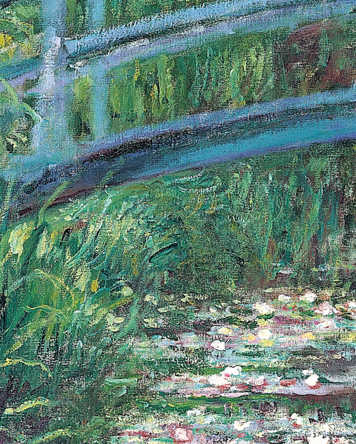 Pomegranate Claude Monet Japanese Footbridge bogmærke bro