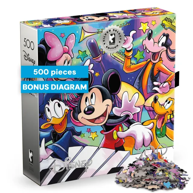 Buffalo Games Silver Select Mickey's Music puslespil 500 brikker
