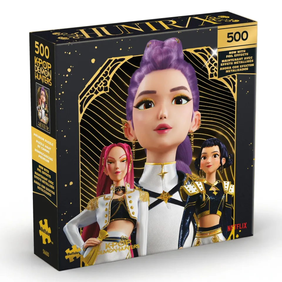 Buffalo Games Gold Golden Huntrix puslespil 500 brikker KPop