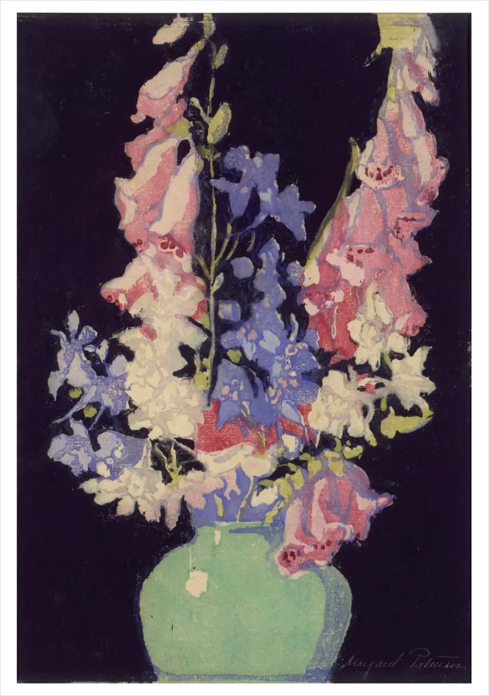 Pomegranate Margaret Jordan Patterson Garden Flowers kort enkelt