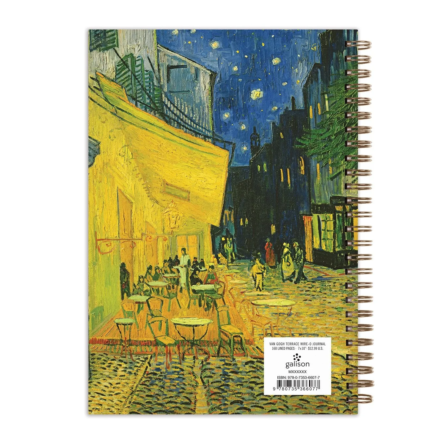 Good Puzzle Co. Van Gogh Terrace notesbog linjeret 160 sider
