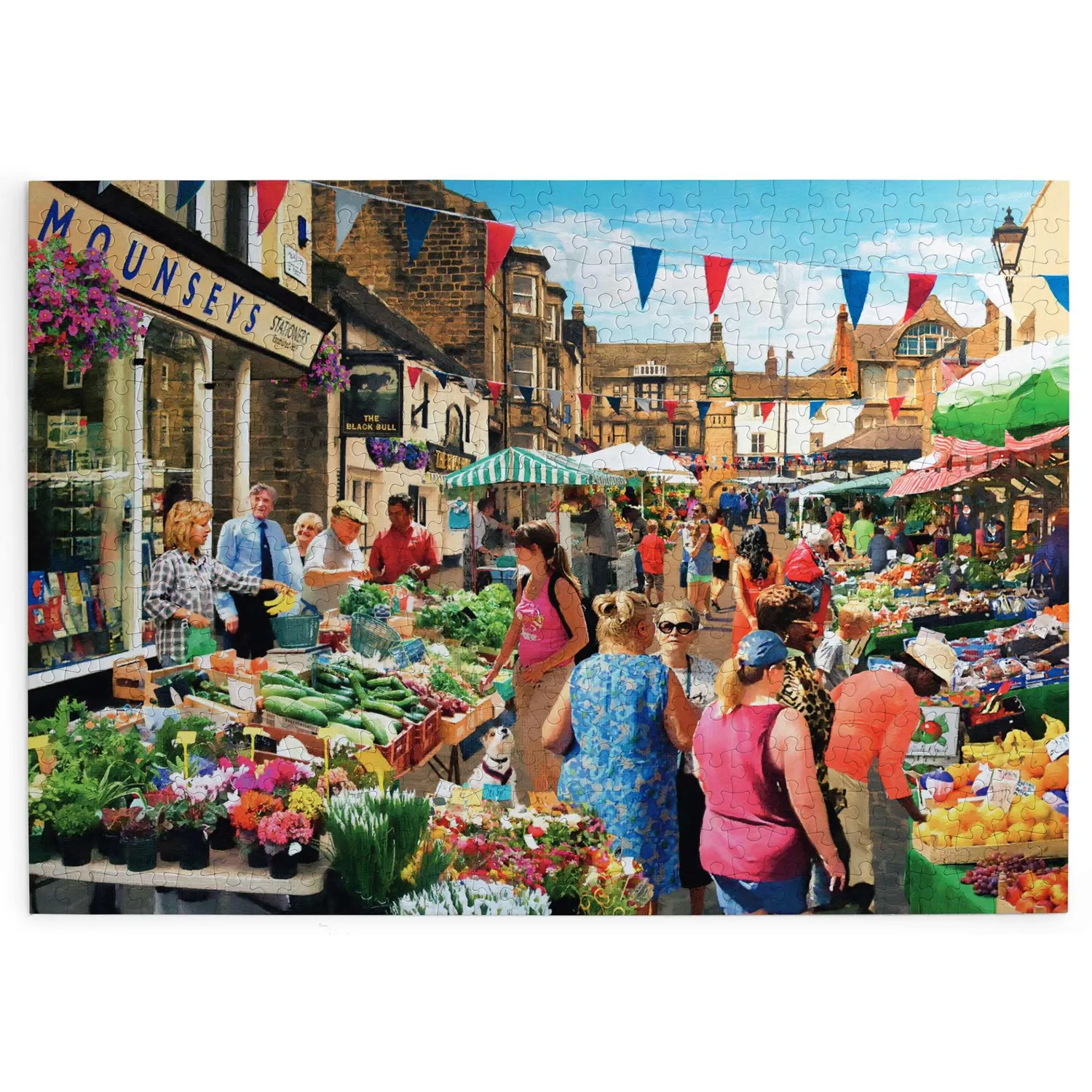 House of Puzzles Street Market 500 puslespil 500 brikker sommer