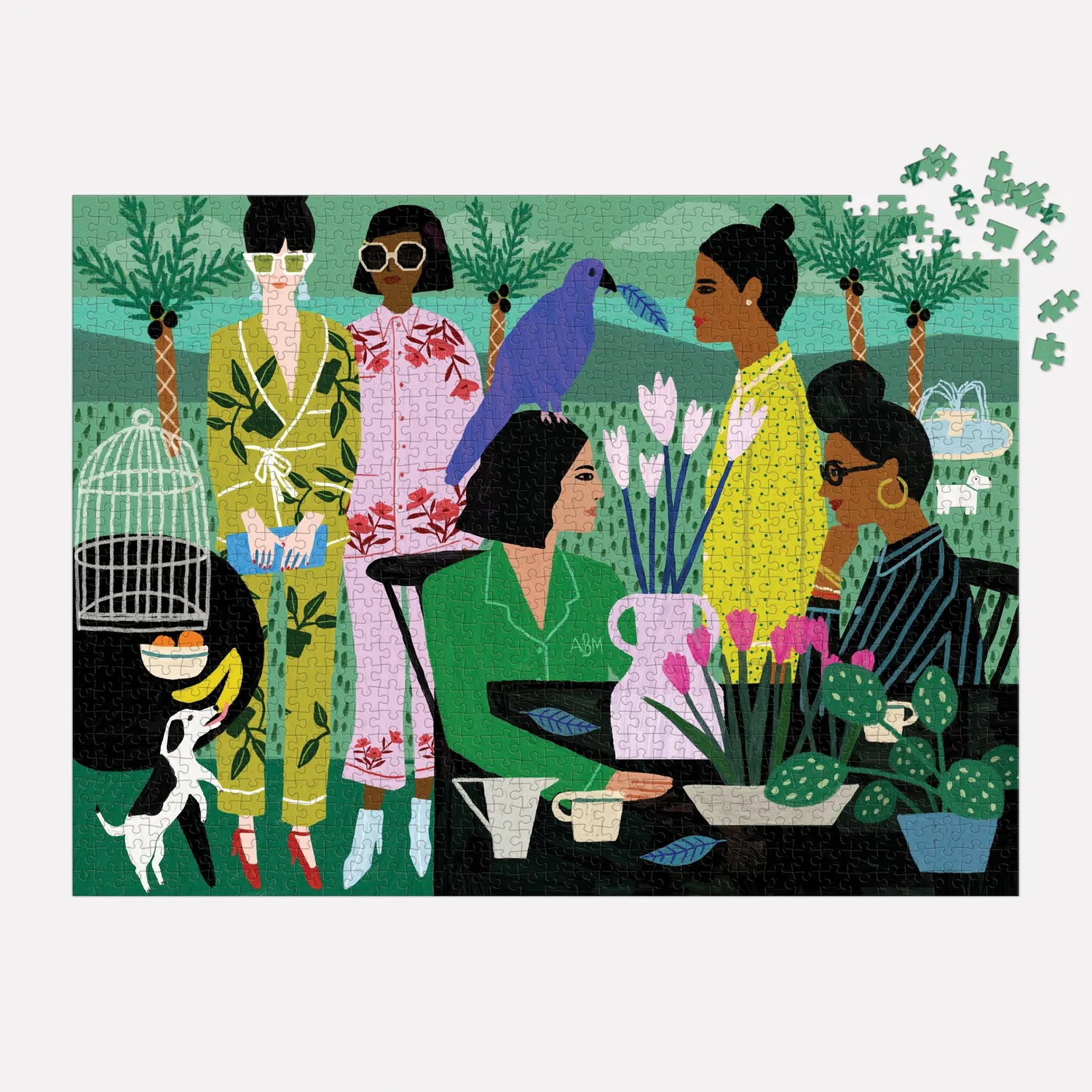Good Puzzle Co. Anne Bentley Pajama Mamas puslespil 1000 brikker