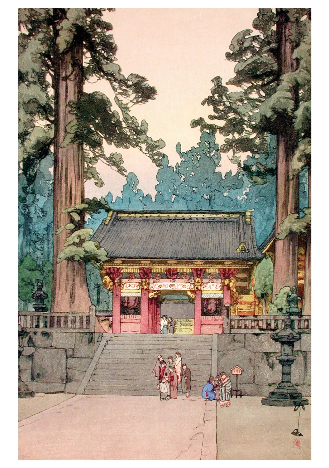 Pomegranate Yoshida Hiroshi kortsæt japanske landskaber