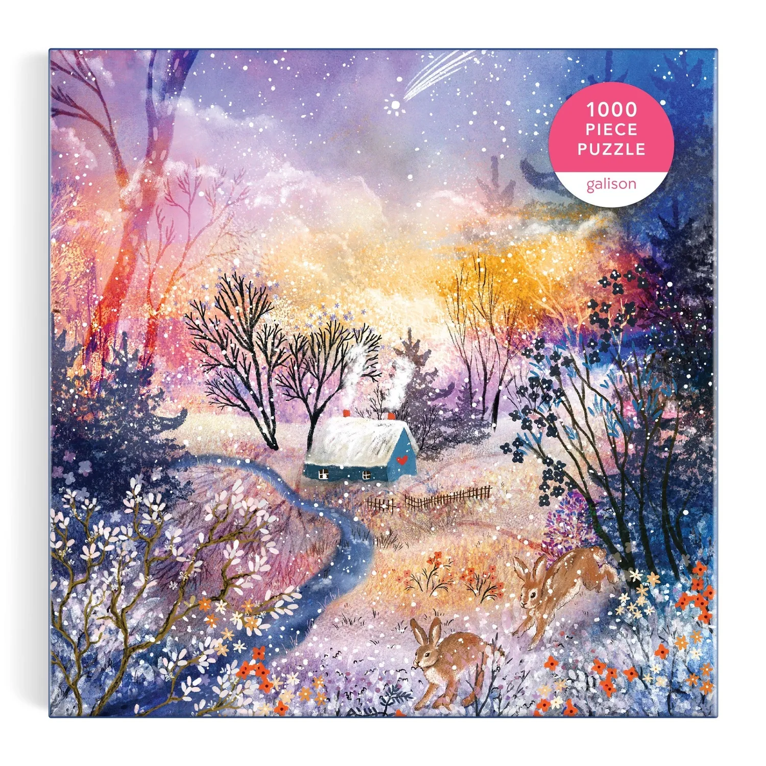 Good Puzzle Co. Enchanted Snowfall puslespil 1000 brikker vinter
