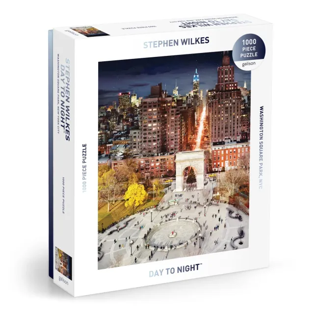 Galison Day to Night Washington Square Park puslespil 1000