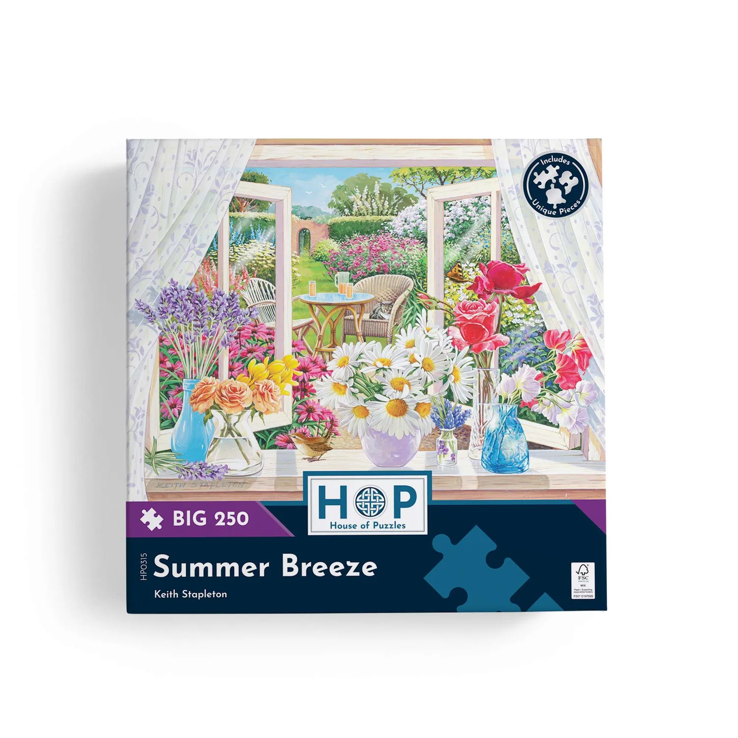 House of Puzzle BIG Summer Breeze puslespil 250 sommer