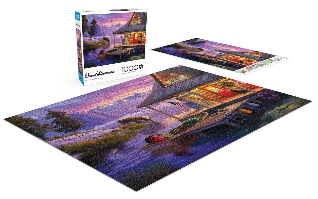 Buffalo Games Escapes Bobs Bait puslespil 1000 brikker vinter
