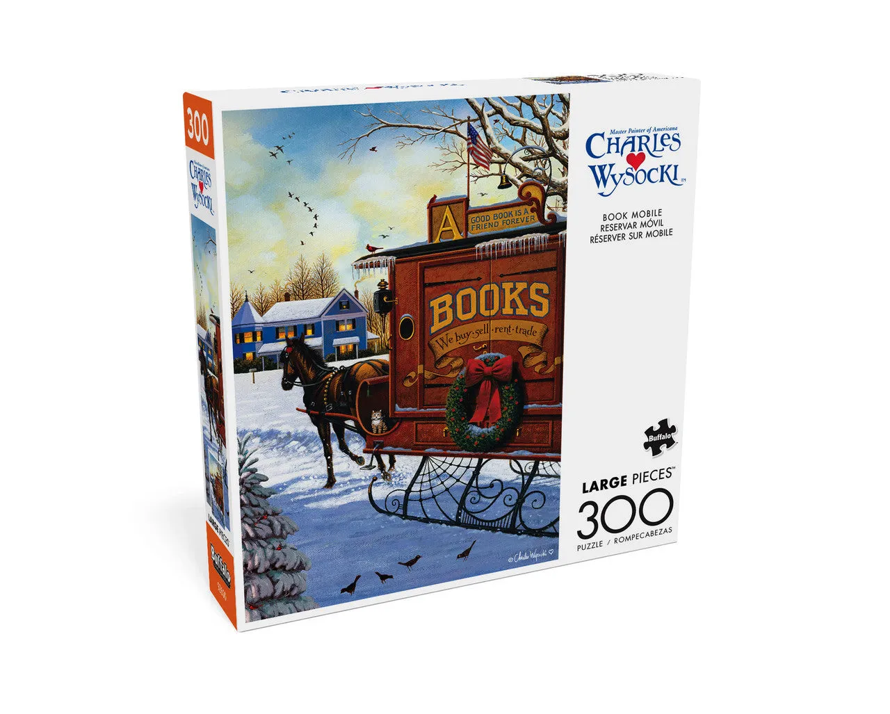 Buffalo Games Wysocki Book Mobile puslespil 300 brikker store
