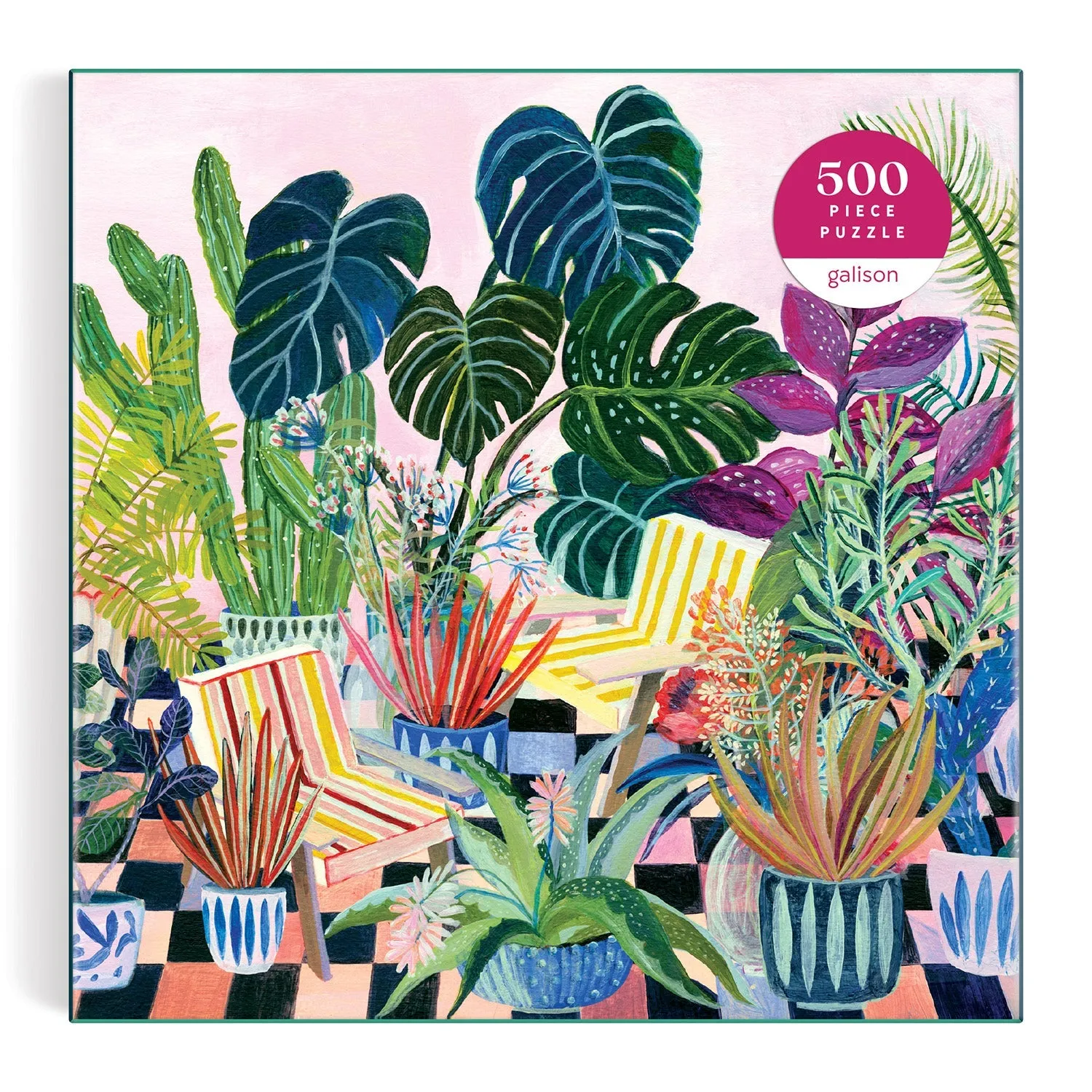 Good Puzzle Co. Potted planter puslespil 500 brikker grøn