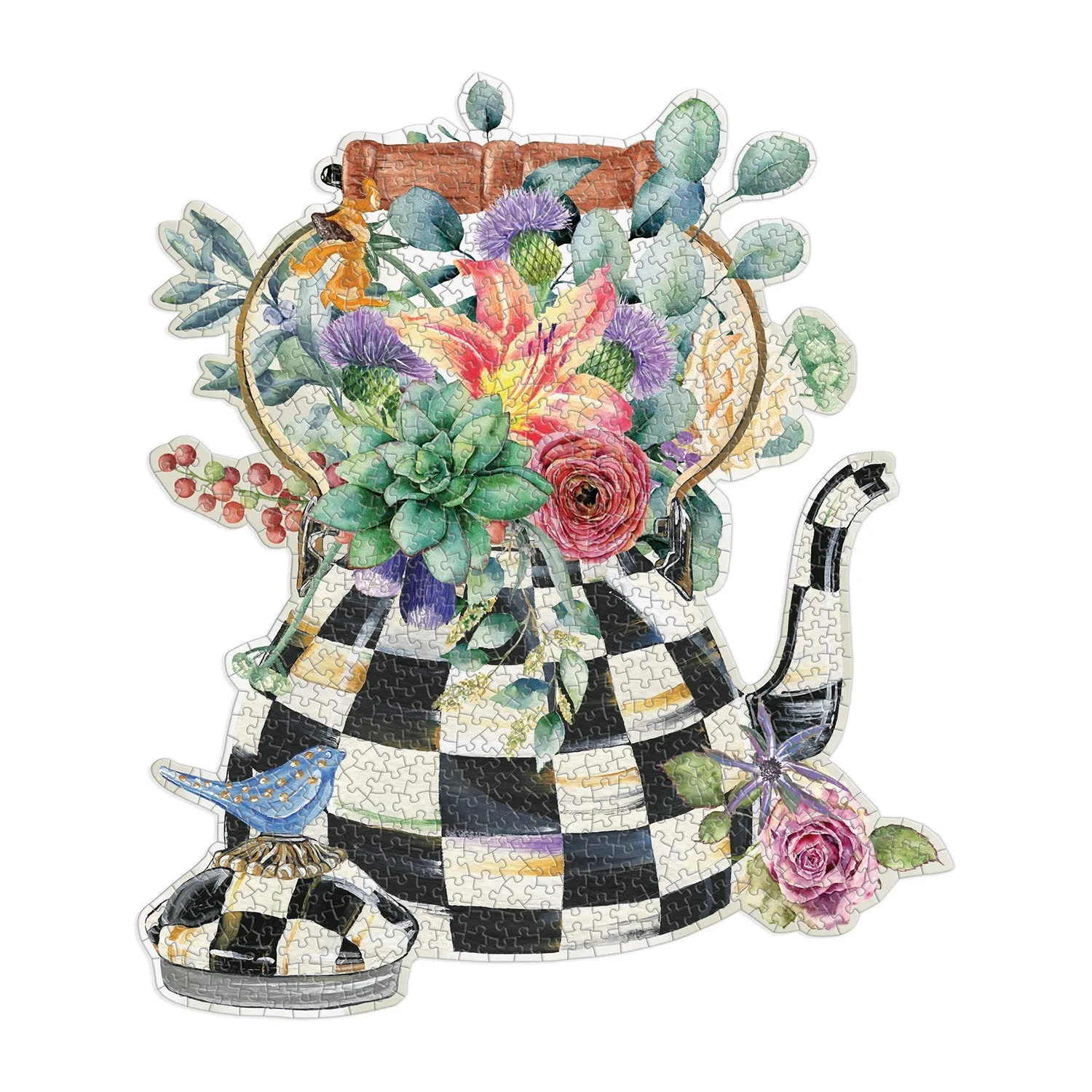 Galison MacKenzie-Childs Blooming Kettle puslespil 750 brikker