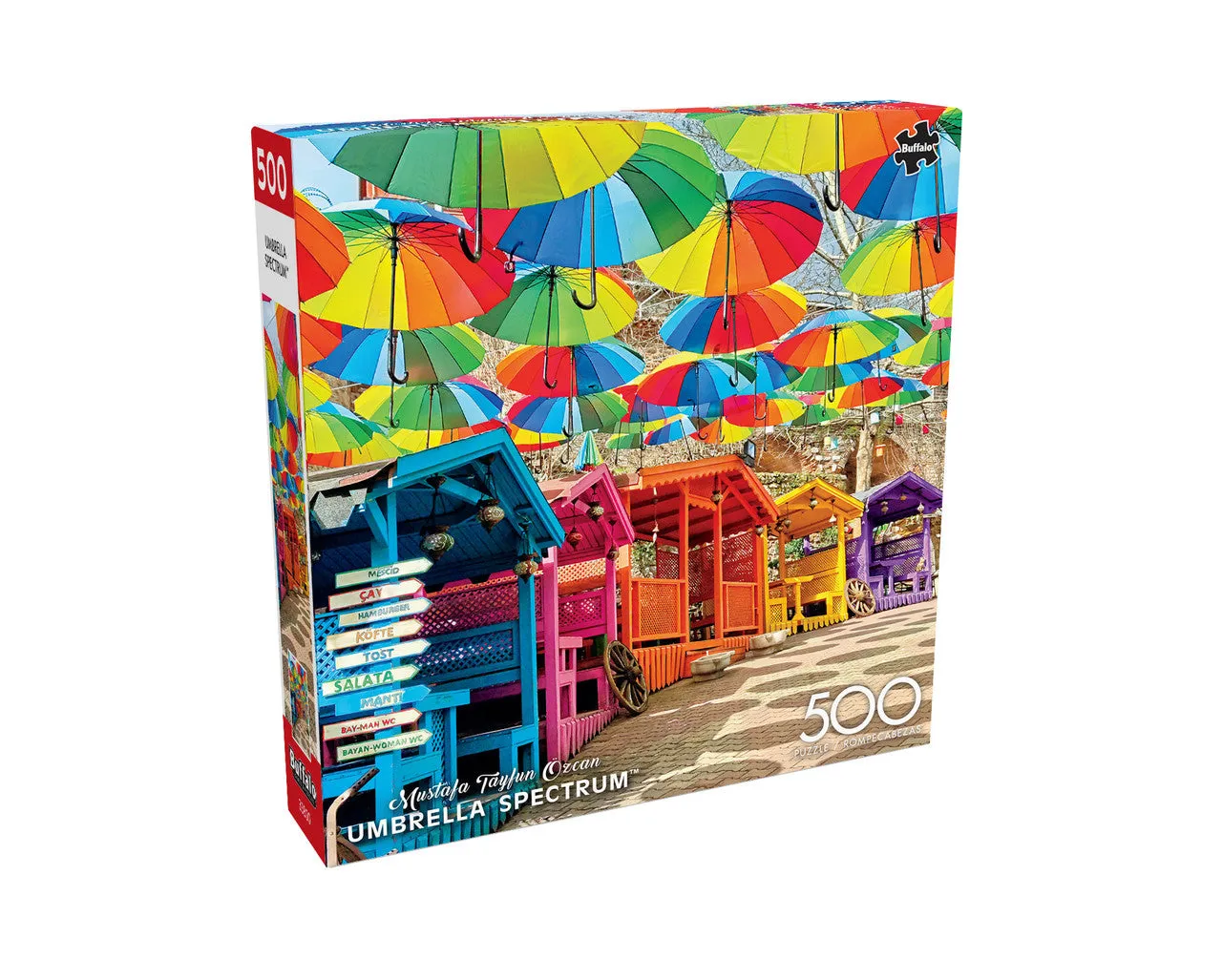 Buffalo Games Umbrella Spectrum puslespil 500 brikker regnbue