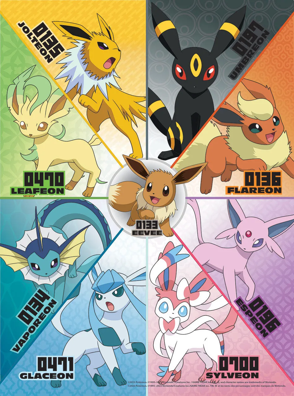 Buffalo Games Eevee Montage puslespil 4-pak 1400 brikker