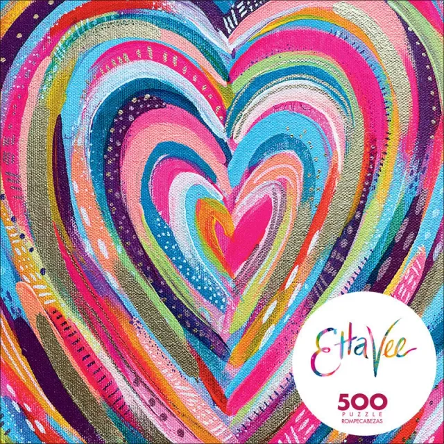 Buffalo Games Ettavee Bright Heart 500 puslespil hjerte