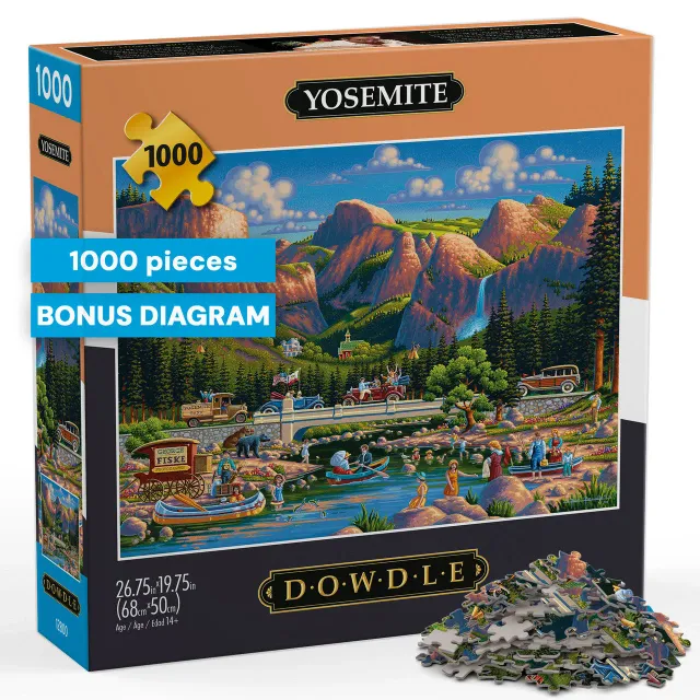Buffalo Games Eric Dowdle Yosemite puslespil 1000 brikker folk-art
