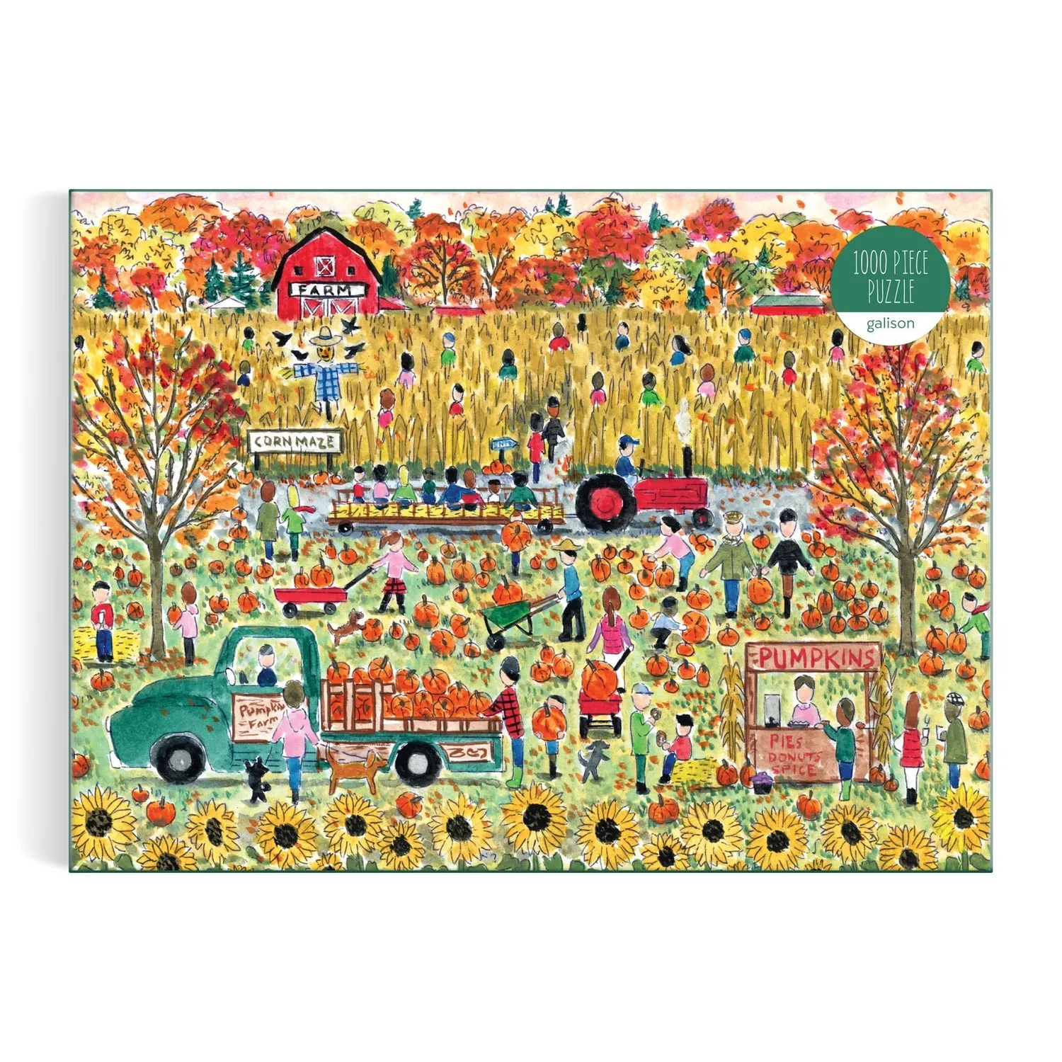 Good Puzzle Co. Pumpkin Patch puslespil 1000 brikker efterår