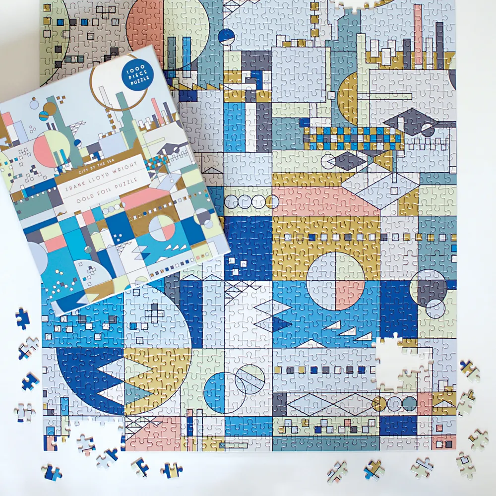 Good Puzzle Co. Wright City By The Sea foliepuslespil 1000 brikker