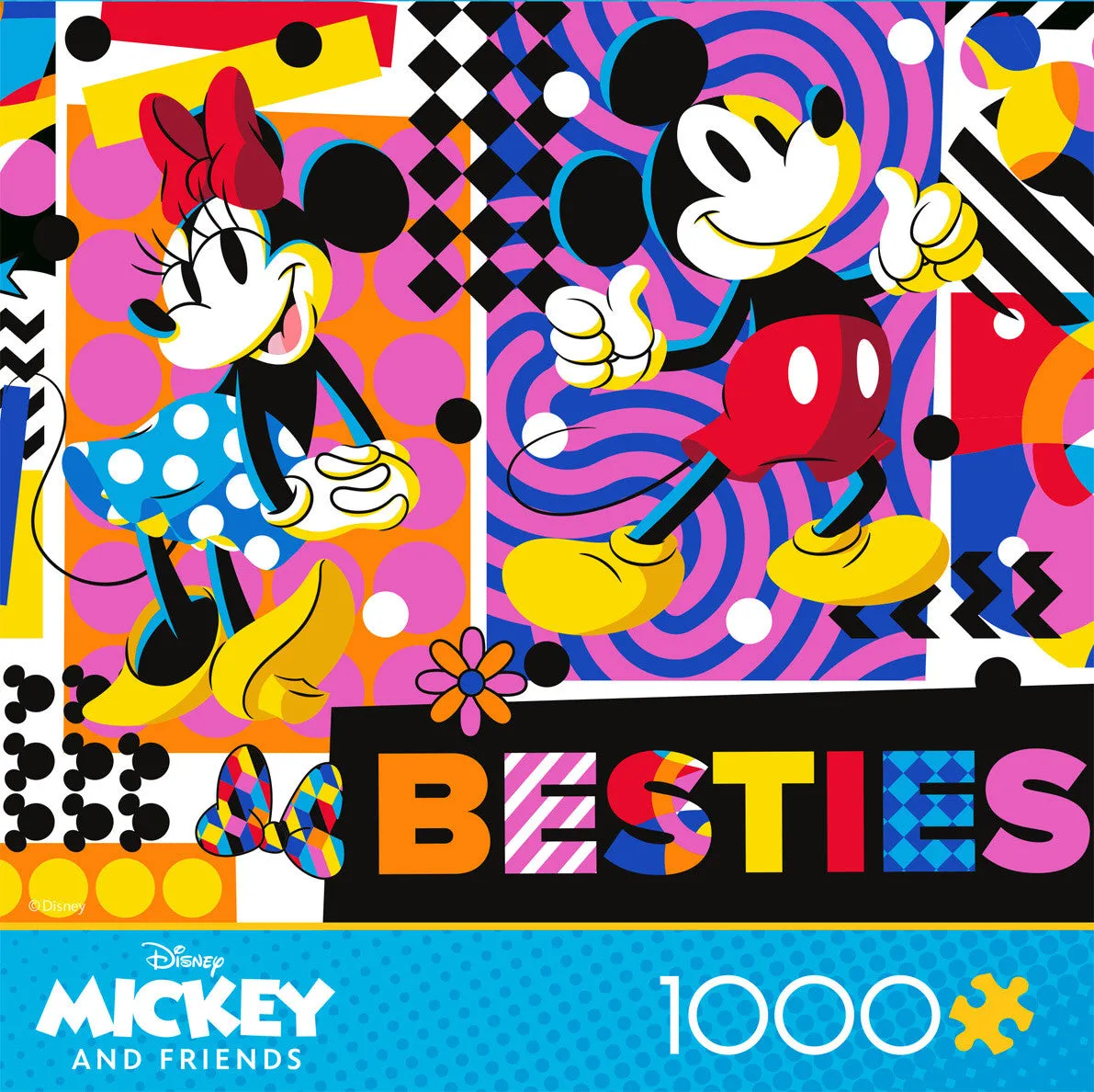 Buffalo Games Disney Mickey's Bold Expressions puslespil 1000 brikker