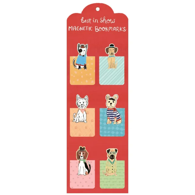 Good Puzzle Co. Best in Show bogmærker magnetiske 6 stk hunde
