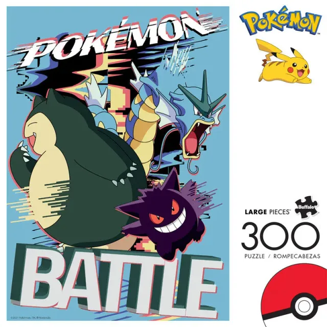 Buffalo Games Pokémon Battle Distortion puslespil 300 store brikker