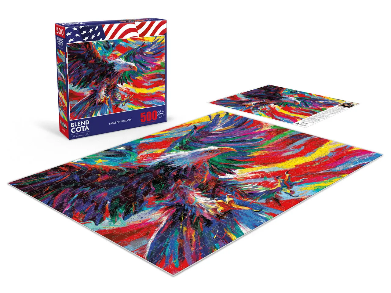 Buffalo Games Americana Eagle of Freedom puslespil 500 ørn